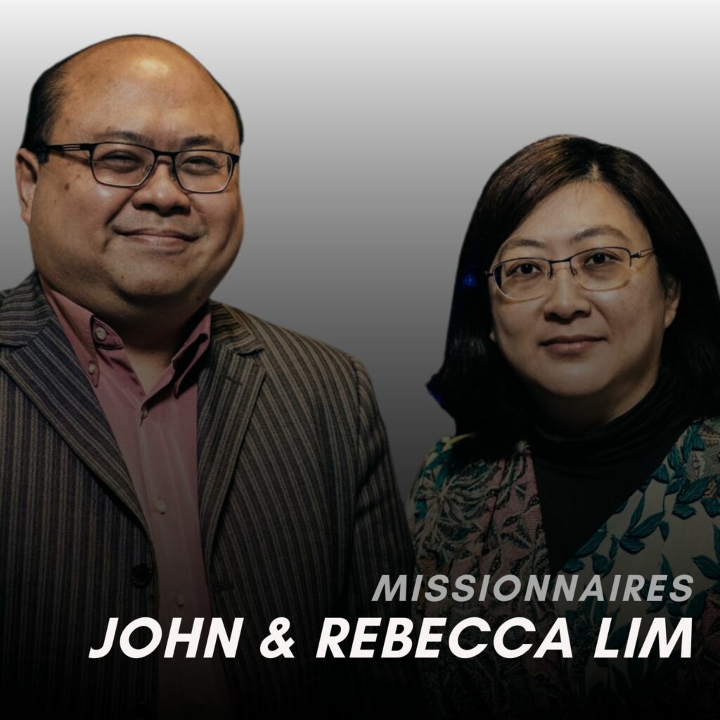 Couple missionnaire fondateur de l'église John et Rebecca LIM